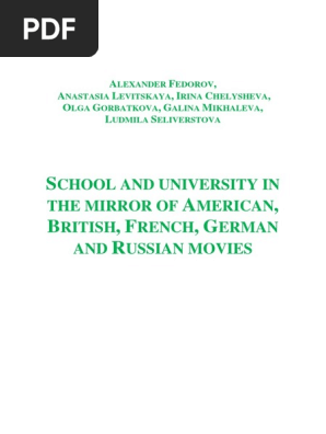 School And University In The Mirror Of American, British, French.