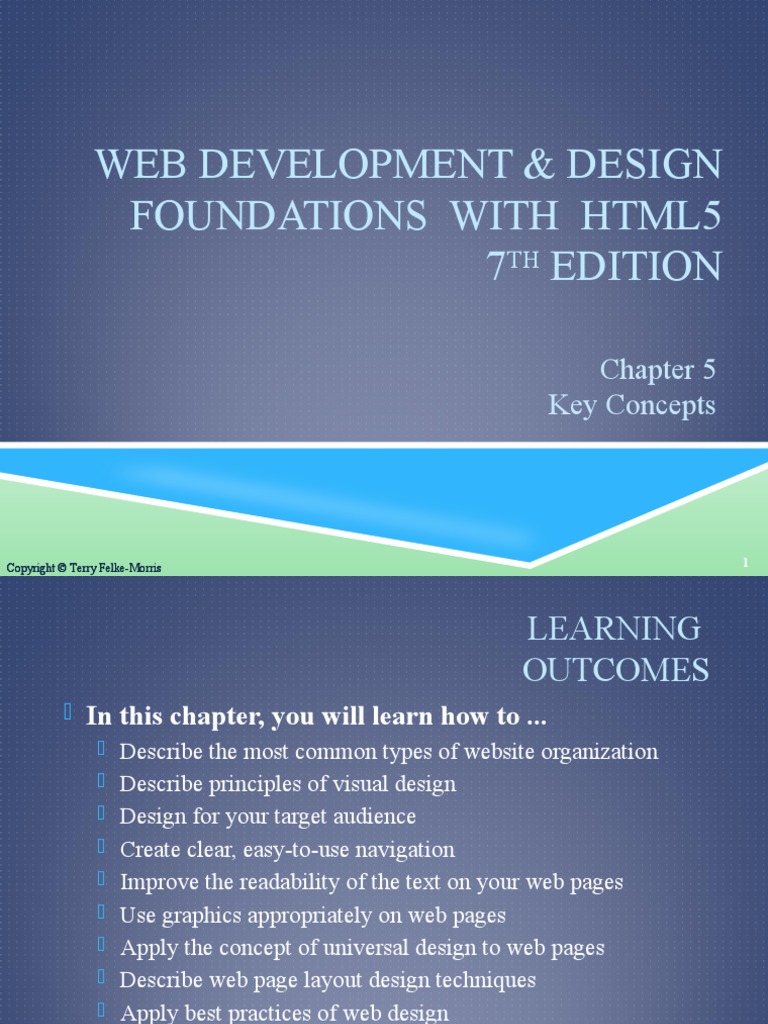 Web Development & Design Foundations With Html5 7 Edition: Key Concepts ...