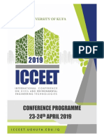 ICCEET 2019 Programme Overview