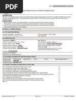 Icmr Specimen Referral Form For Covid-19 (Sars-Cov2) : (If Yes, Attach Prescription If No, Test Cannot Be Conducted)