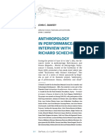 Anthropology in Performance: Interview With Richard Schechner
