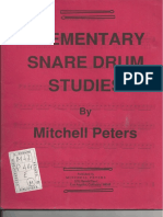 Mitchel Peters - Elementary Snare Drum Studies PDF