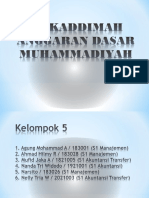 Materi 5 Mukaddimah AD Muhammadiyah