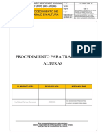 Procedimiento para Trabajos en Alturas CDN