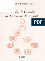 Rudolf Steiner, Alain Barbezat - Goethe, Le Galilée de La Science Du Vivant-Novalis (2002)