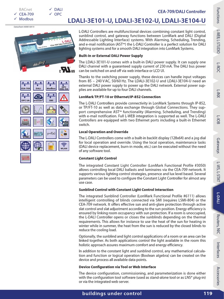 Datasheet-LDALI CEA709 Controller | PDF | Network Interface Controller ...