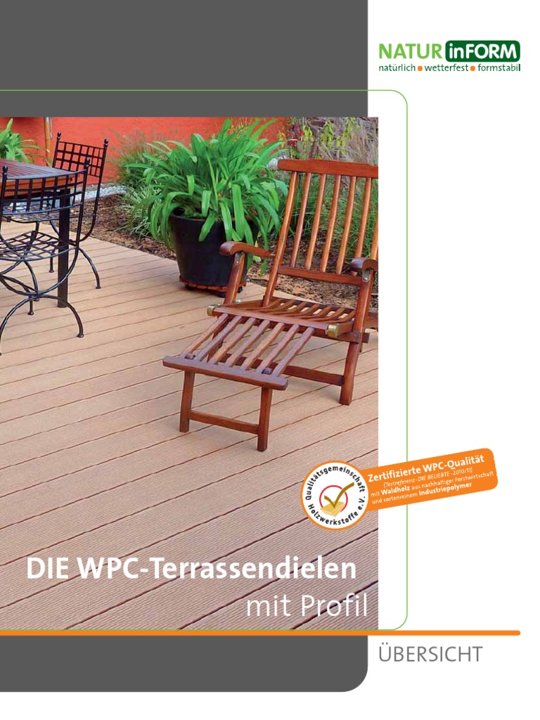 Natur in Form WPC Terrassendielen