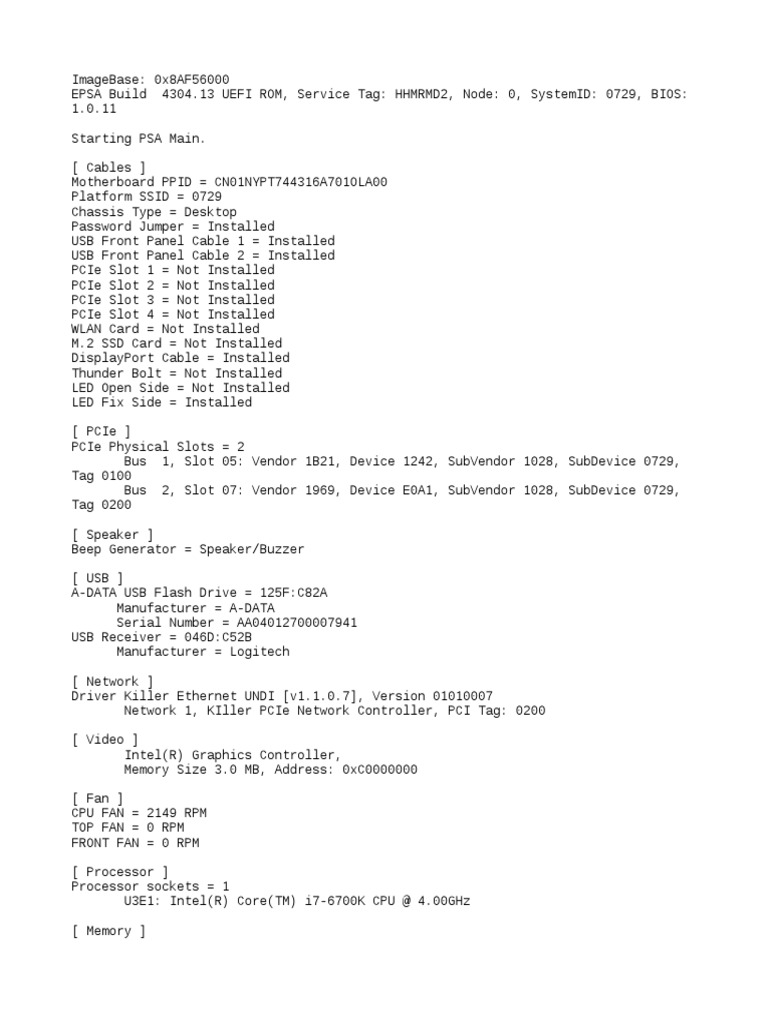 System Diagnostics and Hardware Info | PDF | Usb | Computer Engineering