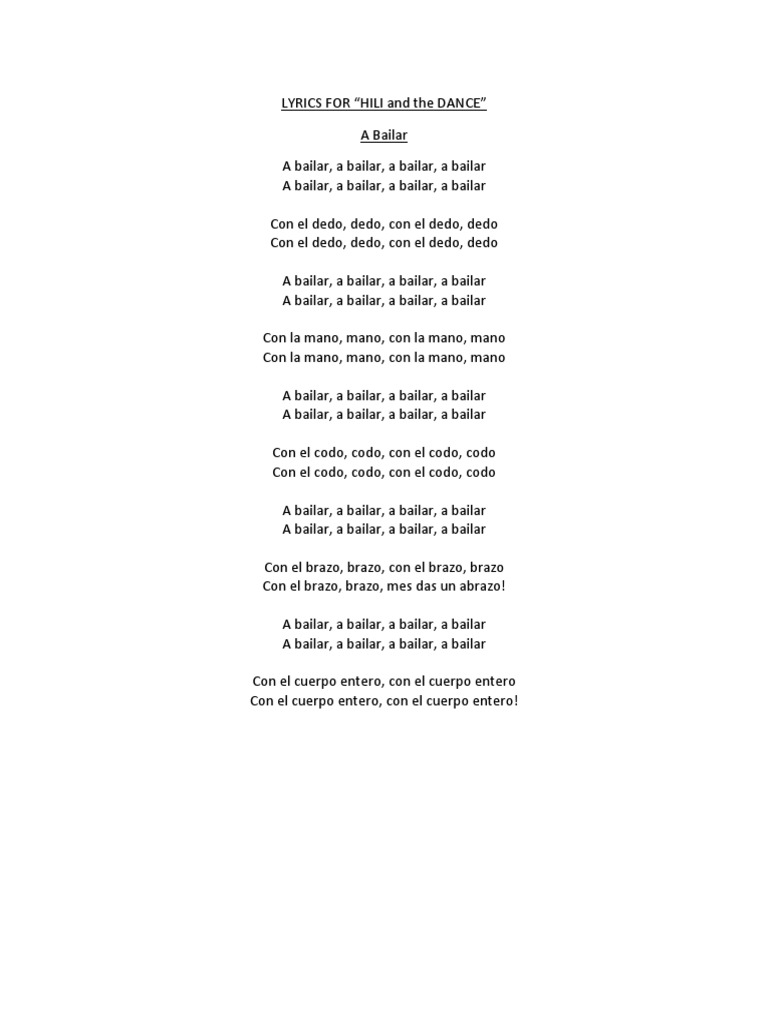 Music Lyrics Hili And The Dance Horse Gait Animal Locomotion