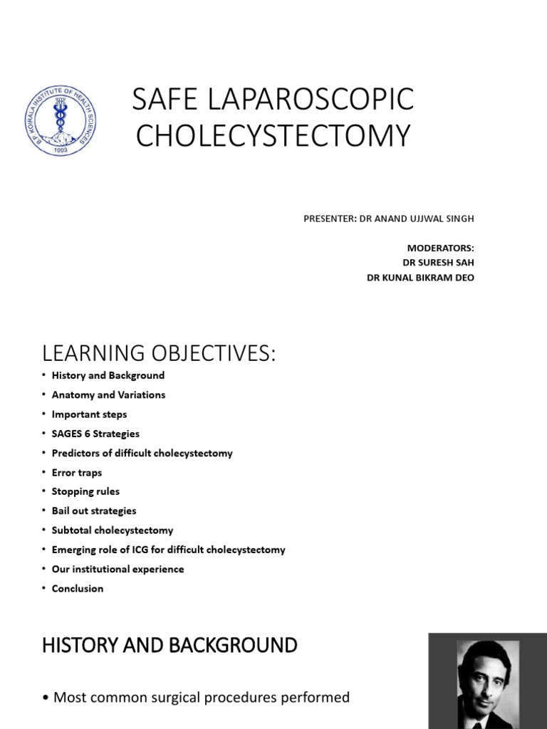Safe Laparoscopic Cholecystectomy Guide | PDF | Liver | Gallbladder