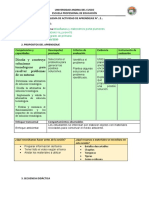 Diseña y Construye Soluciones Tecnológicas para Resolver Problemas de Su Entorno