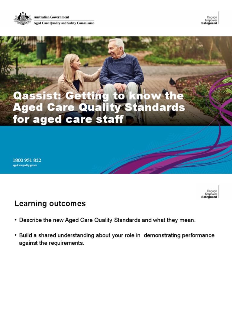 Aged Care Quality Standards Overview | PDF | Elderly Care | Risk