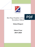 HPCSS School Report 2019-2020
