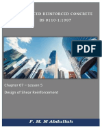Chapter 07-Unit 05 - Design For Shear PDF