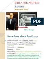 Ray Kroc: The Man Behind McDonald's Empire