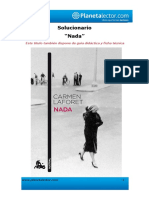 Carmen Laforet-GuÃ A de Lectura de Nada-Planeta Lector-Solucionario PDF