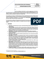 PL-SIG-03 Politica de Proteccion de Datos Personales Softweb Asesores - V6