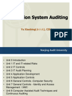 Information System Auditing: Yu Xiaobing (余小兵), CISA