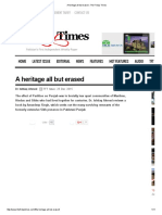 A Heritage All But Erased The Friday Times PDF