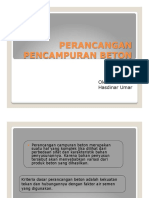 Perancangan Pencampuran Beton