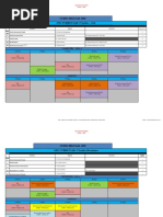 Horários 5º - 2020 Regular Pós-Laboral