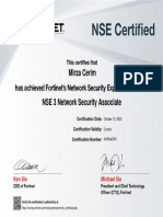 NSE 3 Certificate