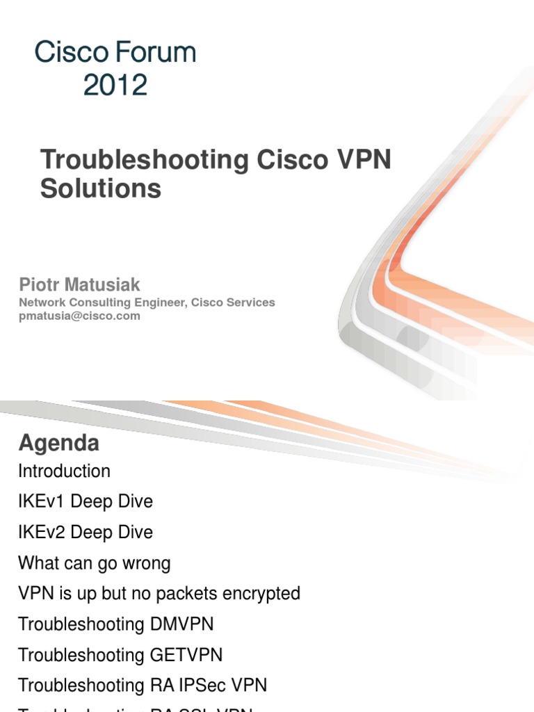 Tshooting Cisco VPN Solutions | PDF | Virtual Private Network ...