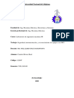 Informe #01 de Lab. Mecanico III