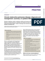 Practice: Chronic Obstructive Pulmonary Disease: Diagnosis and Management: Summary of Updated NICE Guidance