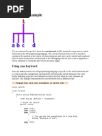 C# Case Example