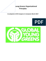 Global Young Greens Organisational Principles: As Adopted at GYG Congress in Liverpool, March 2017