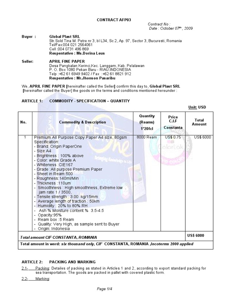 Concept Contract Letter of Credit | PDF | Letter Of Credit | Private Law