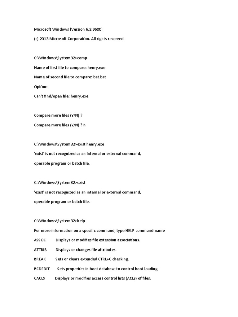 CMD Batch File Troubleshooting | PDF | Command Line Interface ...