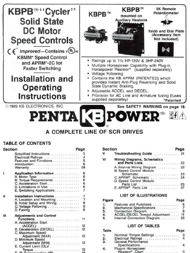 KBPB Motor Drive Manual PDF