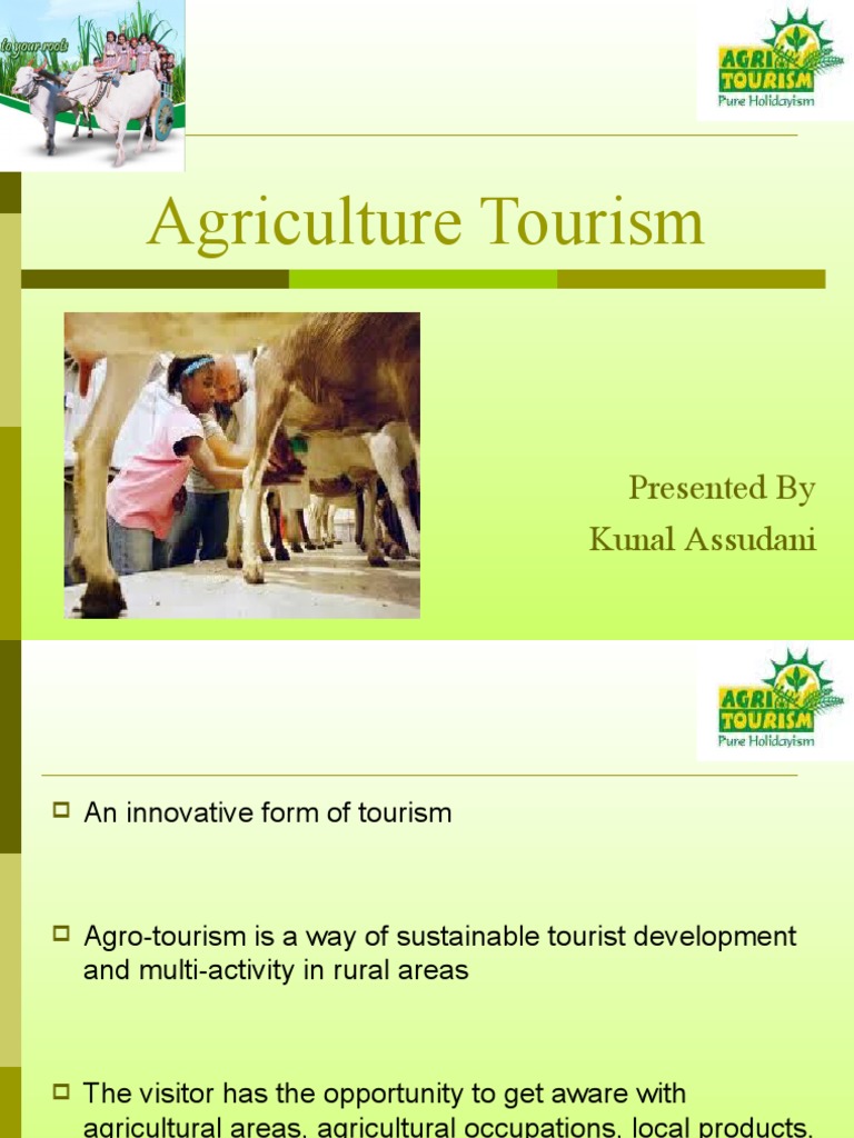 agri tourism ppt final | Agriculture | Business