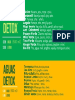 Jugos y Aguas Detox