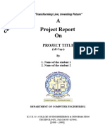 A Project Report On