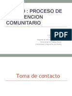 Unidad: Proceso de Intervencion Comunitario