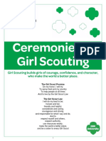 Ceremonies in Girl Scouting: Fall 2013