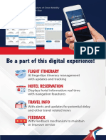 Be A Part of This Digital Experience!: Flight Itinerary Hotel Reservation