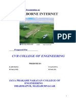 Airborne Internet: CVR College of Engineering