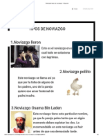 Infografia Tipos de Noviazgo - Infogram