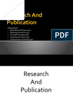 Research & Publication