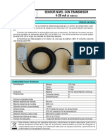 2013-4 Sensor Nivel 4-20 Ma 9 Metros