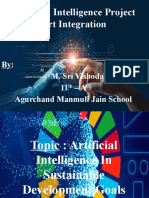 AI With Sustainable Development