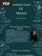 Newton's Law of Motion