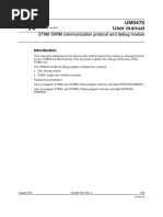 UM0470 User Manual: STM8 SWIM Communication Protocol and Debug Module