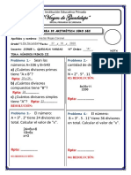 Hector Rojas Coronel - TAREA 09 DE ARITMÉTICA DE 1ERO SEC