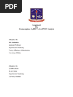 Assignment On Grameenphone 5c, PESTLE & SWOT Analysis: Submitted To: Jeta Majumder Assistant Professor