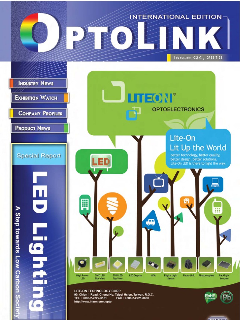 Optolink International Edition 2010 Q4 Issue | PDF | Light Emitting ...